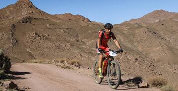 Diego Tamayo, en la Titan Desert 2018.