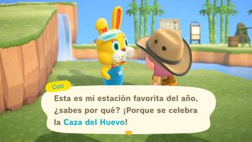 Caza del Huevo en Animal Crossing New Horizons, tipos de huevos, ruspestres y más