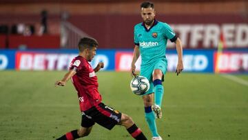 Jordi Alba, con Pozo.