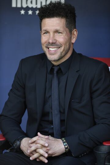 Simeone entrenador del Atlético 