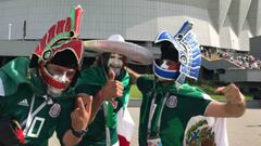 Afici&oacute;n mexicana se apodera del Rostov Arena