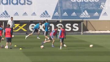 El Real Madrid preparó el partido ante el Valladolid