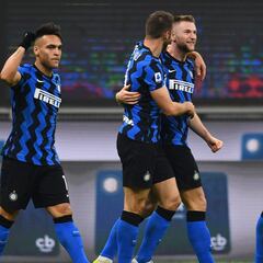 Inter aguantó y logró trabajado triunfo sobre Atalanta