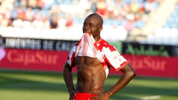 Mbami, con el Almer¨ªa en 2010.