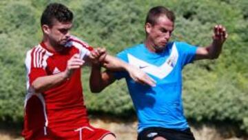 El Málaga gana 2-4 el primer test al Horadada