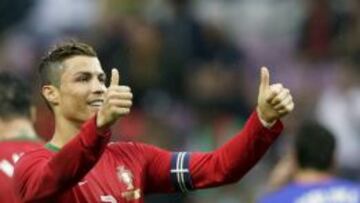 Cristiano, jugador de Portugal