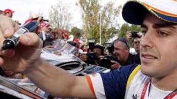 Fernando Alonso confía en que España jugará la final de la Eurocopa.