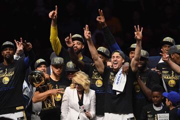 La celebración de los Warriors en imágenes