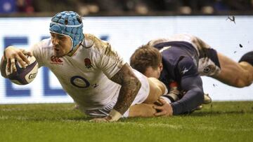 England&#039;s Jack Nowell bags England&#039;s second try.