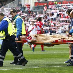 Grippo, un mes y medio de baja