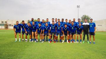 La plantilla del Extremadura vuelve al trabajo.