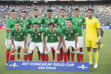 Estas son las mejores imágenes del duelo entre el tricolor y la Selecta celebrado en San Diego, y que marcó el debut de los de Osorio en el torneo de Concacaf.