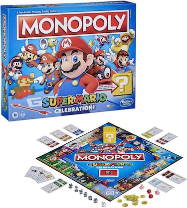 Super Mario 35th Anniversary | Así son los nuevos Monopoly y Jenga confirmados
