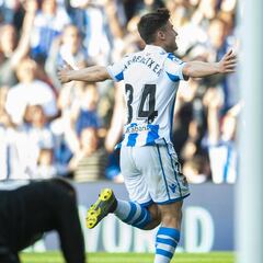 Barrenetxea hizo historia con su gol contra el Real Madrid