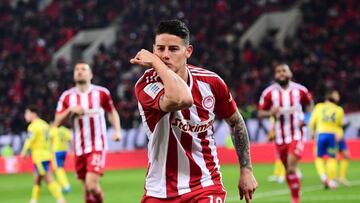 James Rodríguez, volante colombiano de Olympiacos