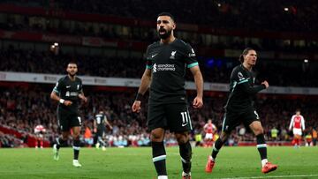 El histórico delantero egipcio firmó el gol del empate definitivo ante los Gunners y rescató al Liverpool en Londres.