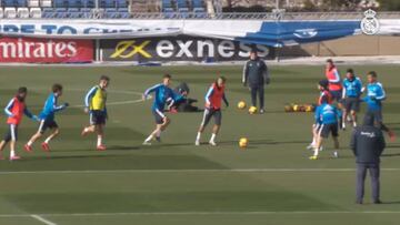 El Real Madrid prepara el partido frente al Alavés