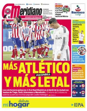 Portadas de la prensa deportiva