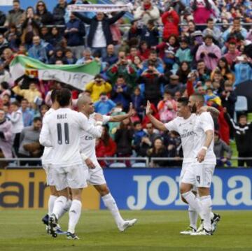 James uno de los más destacados en la victoria sobre el Getafe  