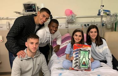 El Rayo visitó el hospital Infanta Leonor y el Gregorio Marañón