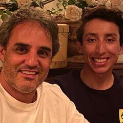 Juan Pablo Montoya, feliz de conocer a Egan Bernal: "Súper fan"
