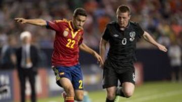 Navas, en el duelo ante Irlanda.