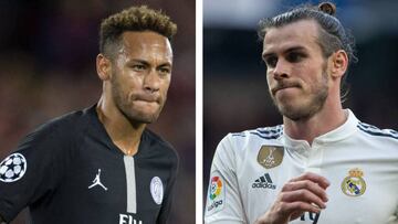 Un posible trueque Neymar-Bale, entre Madrid y PSG, la segunda vía que anuncia 'The Independent'