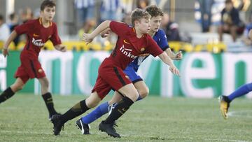 En Roma se ilusionan: así juega el hijo de Francesco Totti