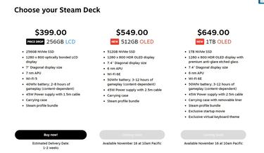 Steam Deck OLED es oficial: precios, fecha de lanzamiento y novedades