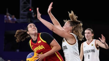 Vega Gimeno en el encuentro ante Alemania.