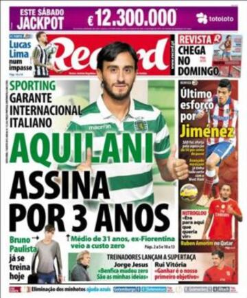 Portadas de la prensa deportiva