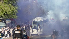Watch Real Madrid team bus arrive at Bernabéu for Man City game