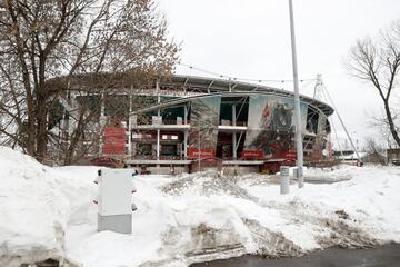 Alrededores del estadio del Lokomotiv de Moscú.
