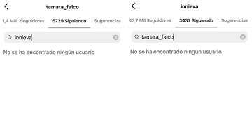 Tamara Falcó e Iñigo Onieva ya no se siguen en redes.