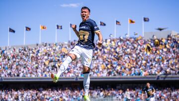 during the 6th round match between Pumas UNAM and Puebla as part of the Torneo Clausura 2024 Liga BBVA MX at Olimpico Universitario Stadium on February 11, 2024 in Mexico City, Mexico.