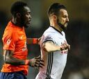Álvaro Negredo sufrió una rotura de pómulo y el Besiktas cae