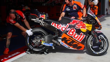 La KTM de Pedro Acosta en MotoGP.