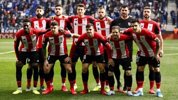 Once del Athletic en el RCDE Stadium