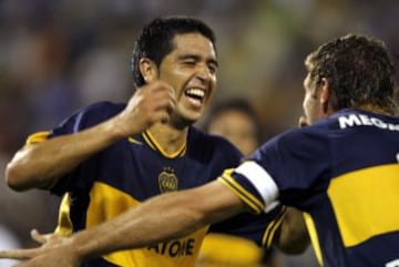 Riquelme y Palermo.