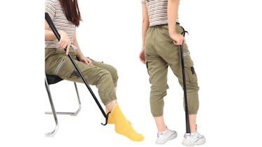 Este bastón con calzador es la mejor ayuda para la movilidad de personas mayores o con dolencias crónicas