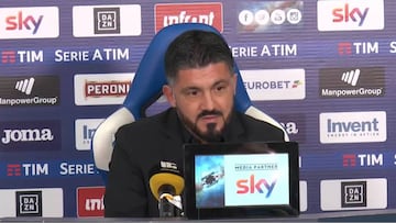 La extraña frase con que Gattuso respaldó a Higuaín