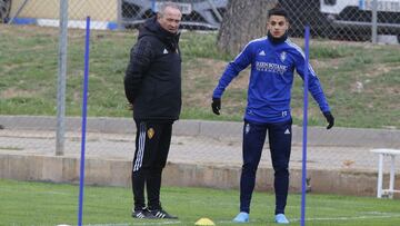 Juan Ignacio Martínez y Bermejo, durante un entrenamiento de esta semana.