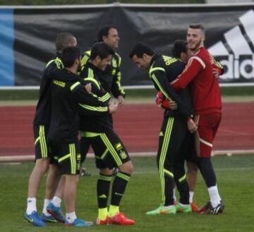 Selección Española: el entrenamiento en imágenes