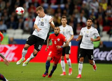 Soccer Football - Germany v Chile - FIFA Confederations Cup Russia 2017 - Group B - Kazan Arena, Kazan, Russia - June 22, 2017 Germany’s Joshua Kimmich in action REUTERS/Maxim Shemetov