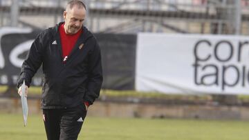 Víctor Fernández, entrenador del Real Zaragoza.