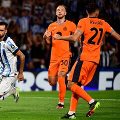 Real Sociedad 1 - 1 Inter: resumen y goles de la Champions League