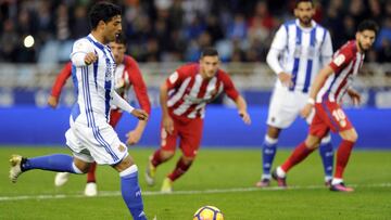 Carlos Vela, infalible desde los once pasos