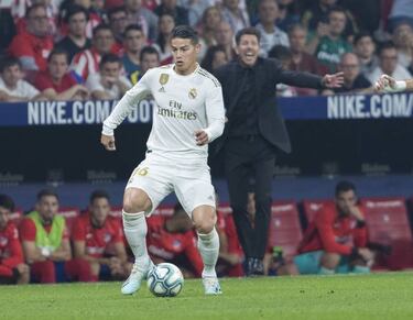 Real Madrid: James training outdoors and nearing return