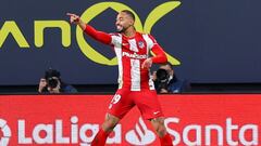 Cunha agradece el gol a Griezmann. 