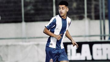 Con 17 años, el delantero chileno se encuentra en la Juvenil B del Espanyol. “Soy rápido, fuerte, muy pícaro y me muevo bien en los espacios”, comentó en AS Chile el 2019.